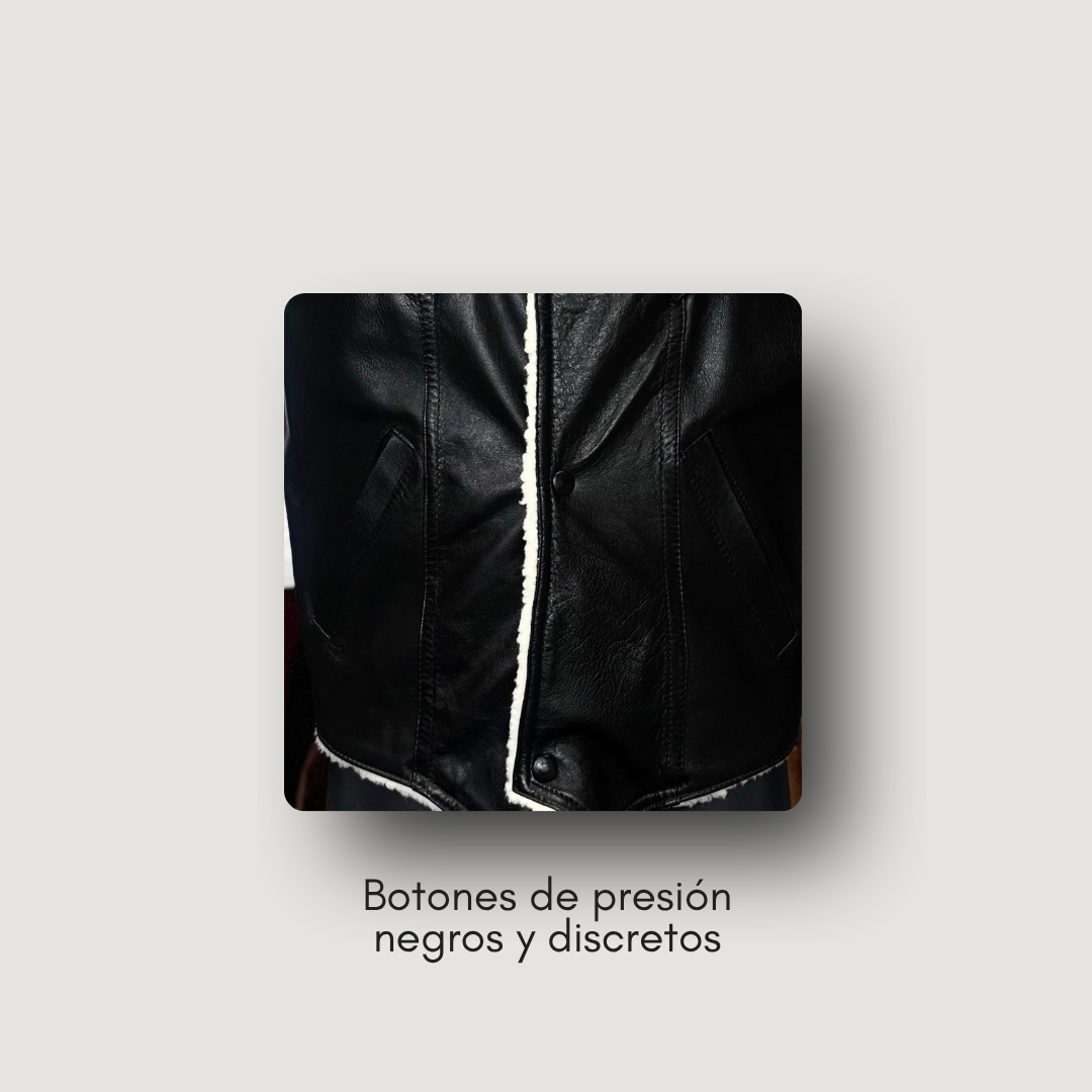 Chaleco: Vaquero con borrega