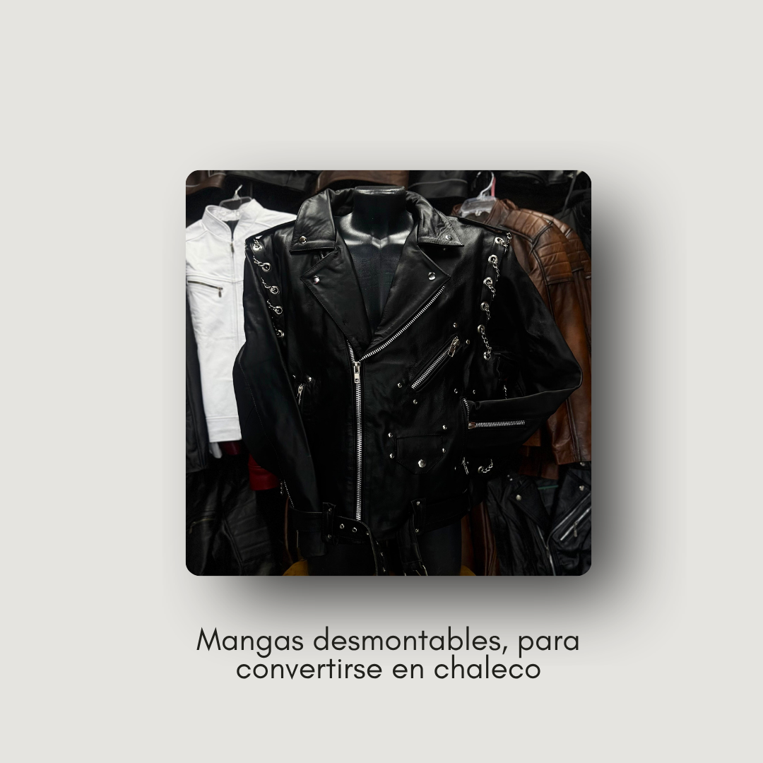 Chamarra: Rockera Desmontable