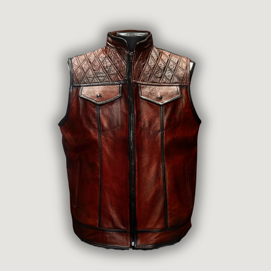 Chaleco: Levis con rombos