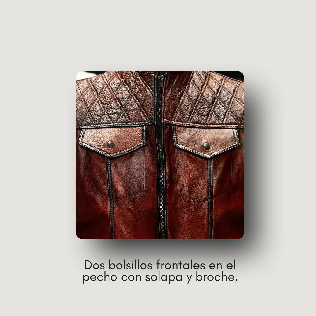 Chaleco: Levis con rombos